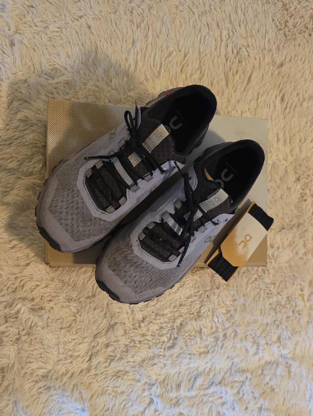 On Cloudultra Lavender/Eclipse Women Size 8 Trail Running Shoes